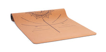 Load image into Gallery viewer, Dancer Cork Yoga Mat (High Grip, Anti slip, Alignment marks, Free Carrying Strap)