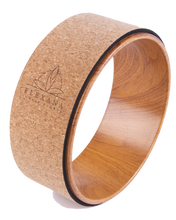 Load image into Gallery viewer, Wooden Cork Yoga Wheel